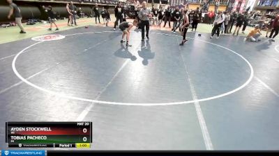 136 lbs Cons. Round 2 - Tobias Pacheco, MI vs Ayden Stockwell, WI