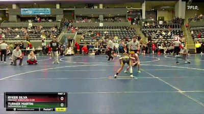 70 lbs Quarterfinal - Ryker Silva, Fremont Wrestling Club vs Turner Martin, Shenandoah Elks