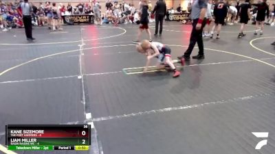 46 lbs Semis & 1st Wrestleback (8 Team) - Kane Sizemore, The Fort Hammers vs Liam Miller, Ragin Raisins WC