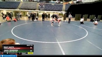 110 lbs 3rd Place Match - Riley Watts, Siouxland Wrestling Academy vs Owen Henriksen, Big Game Wrestling Club