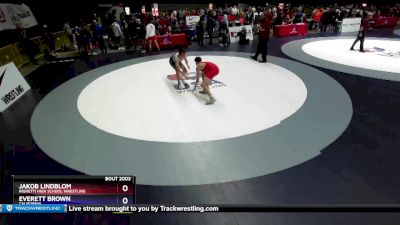 152 lbs Cons. Round 1 - Jakob Lindblom, Righetti High School Wrestling vs Everett Brown, California