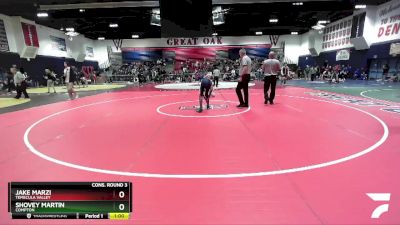 113 lbs Cons. Round 3 - Jake Marzi, Temecula Valley vs Shovey Martin, Compton