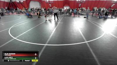 43-46 lbs 5th Place Match - Alia Duran, Wisconsin vs Lux Hall, DC Elite Wrestling