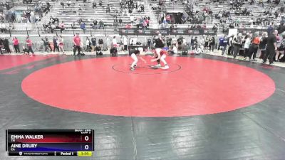 65 lbs Semifinal - Emma Walker, TN vs Aine Drury, CA