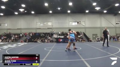 195 lbs Placement Matches (16 Team) - Justin Hoffer, Illinois vs Quinn Funk, Colorado