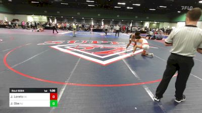 144 lbs Consi Of 64 #1 - Jesus Loreto, CA vs Jax Obe, NJ