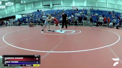 126 lbs Quarterfinal - Garrison Weisner, OH vs Drew Hansen, MI