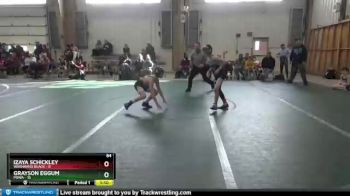 84 lbs Round 2 (4 Team) - Grayson Eggum, POWA vs Izaya Schickley, Warhawks Black