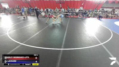 160 lbs 1st Place Match - Bradley Rodriguez-Little, MN vs Eli Leonard, WI