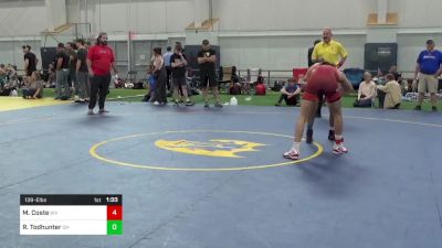 139-E lbs Quarterfinal - Mars Coste, WV vs Reid Todhunter, OH