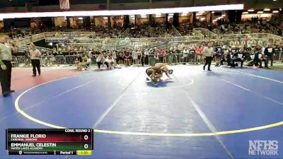 1A 145 lbs Cons. Round 2 - Emmanuel Celestin, Mater Lakes Academy vs Frankie Florio, Cardinal Gibbons