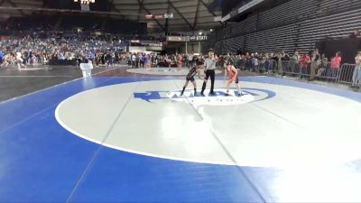 77 lbs Cons. Round 5 - Kingkade Cormier, Team Aggression Wrestling Club vs Everett Wilson, Spokane Wrestling