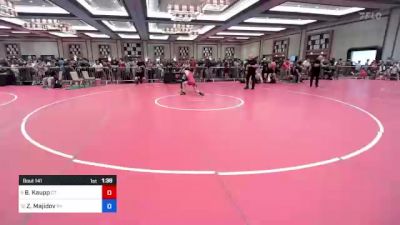 132 lbs Round Of 16 - Brady Kaupp, Ct vs Zukhriddin Majidov, Ny