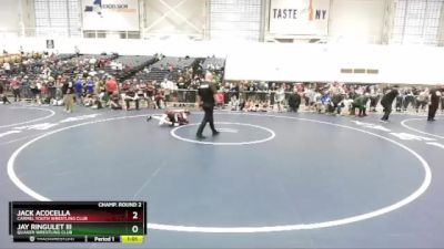 102 lbs Champ. Round 2 - Jay Ringulet Iii, Quaker Wrestling Club vs Jack Acocella, Carmel Youth Wrestling Club