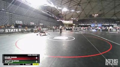 2A 132 lbs Cons. Round 1 - Syler Swain, Anacortes vs Wyatt Sloman, North Kitsap