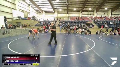 120 lbs 3rd Place Match - Cesar Vasquez, AZ vs Ladd Holman, UT