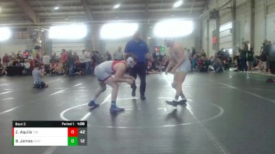 140 lbs Round 3 - Zach Aquila, TSB vs Ben James, Team Ohio