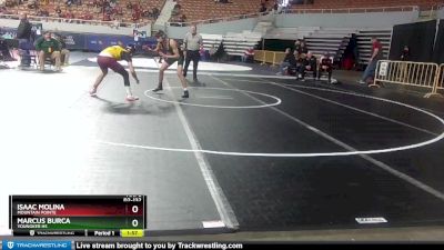 D2-132 lbs Champ. Round 1 - Isaac Molina, Mountain Pointe vs Marcus Burca, Youngker HS