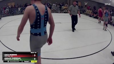 178 lbs Round 3 (8 Team) - Keenan Sheridan, South Dakota Lightning vs Zack Robbins, Iowa PWC