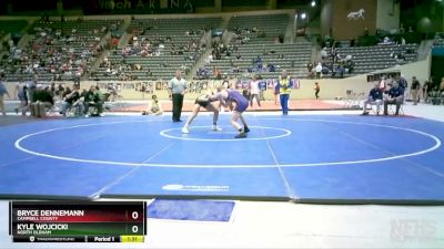 150 lbs Quarterfinal - Kyle Wojcicki, North Oldham vs Bryce Dennemann, Campbell County