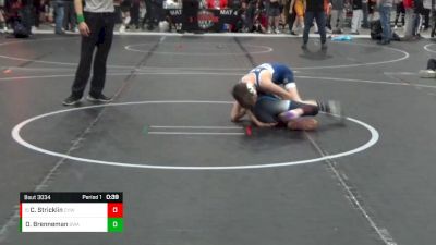 80 lbs Cons. Round 1 - Connor Stricklin, CYWC vs Owen Brenneman, SlyFox Wrestling Academy