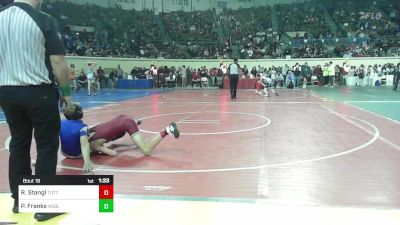 100 lbs Round Of 64 - Ryder Stangl, Tuttle vs Parker Franks, Noble MS