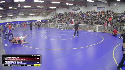 215 lbs Quarterfinal - Wyatt Petley, Marshfield High School Wrestli vs Amin Qouchbane, Barlow Mat Club (DBA Barlow Wr