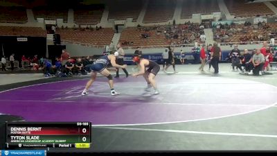 D3-165 lbs Champ. Round 1 - Dennis Bernt, Poston Butte vs Tyton Slade, American Leadership Academy Gilbert