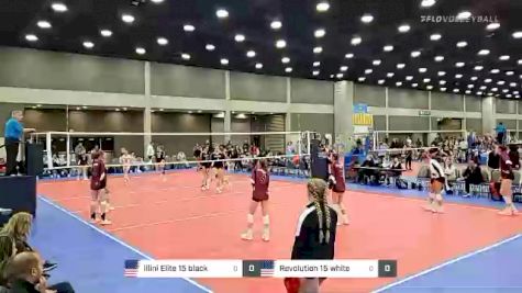 illini Elite 15 black vs Revolution 15 white - 2022 JVA World Challenge presented by Nike - Expo Only