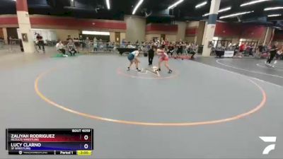 119 lbs Round 2 - Zaliyah Rodriguez, ReZults Wrestling vs Lucy Clarno, 3F Wrestling