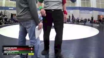 102 lbs Round 3 (4 Team) - Jack Richardson, Perry Meridian vs Austyn Kolter, East Central