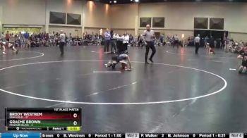 70 lbs Finals (2 Team) - Graeme Brown, Missouri Black vs Brody Westrem, Iowa Gold