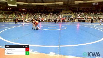 52 lbs Consi Of 8 #2 - Kaiden Candy, Sperry Wrestling Club vs Tyce Bush, Skiatook Youth Wrestling