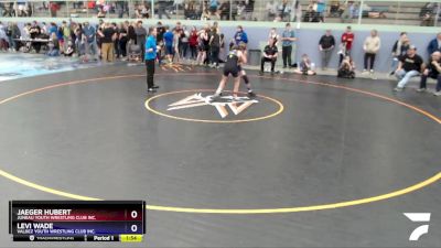 119 lbs Final - Levi Wade, Valdez Youth Wrestling Club Inc. vs Jaeger Hubert, Juneau Youth Wrestling Club Inc.