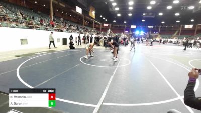 116 lbs Final - Nickolas Valencia, Juggernaut Wrestling Club vs Alec Duran, STAY SHARP Wrestling Club