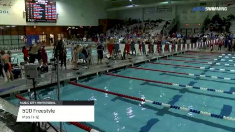 Music City Invite, Men 11-12 500 Free Final