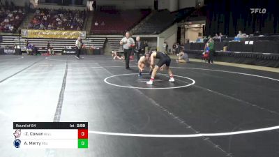 149 lbs Round Of 64 - Zac Cowan, Bellarmine vs Alec Merry, Penn State WC