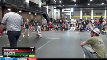 73 lbs Round 3 (4 Team) - Bryher Horton, Grand View WC vs Kinsley Rife, Missouri Black