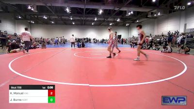 145 lbs Consi Of 4 - Kyle Manuel, Viking Wrestling Club vs Jace Burns, North DeSoto Wrestling Academy