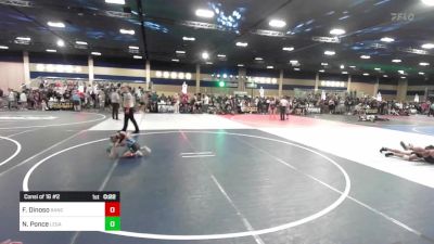 46 lbs Consi Of 16 #2 - Frankie Dinoso, Rancho Bernardo WC vs Nixon Ponce, Legacy