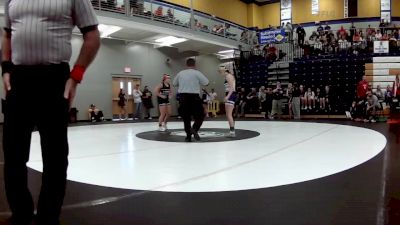 140 lbs. Cons. Round 2 - Maddy Kunn, Liberty (Wentzville) vs Caroline Owens, Seckman