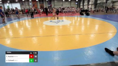 132 lbs Rr Rnd 1 - Tyler Kadish, MetroWest United Black vs Jaden Colwell, D2 Ducks