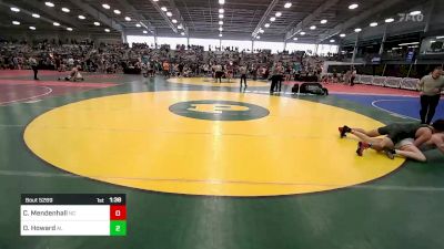 160 lbs Round Of 128 - Carson Mendenhall, NC vs Oliver Howard, AL