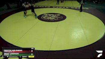 235 lbs Quarterfinals (8 Team) - Preston Wielenberg, LPGE/B Wolves vs Brody Anderson, Minneota