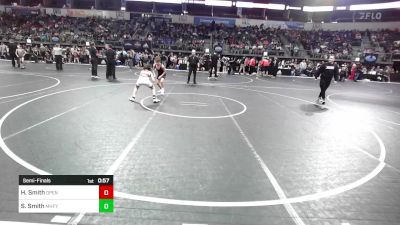 100 lbs Semifinal - Hawk Smith, Open Mats vs Steele Smith, Mountain Home Flyers