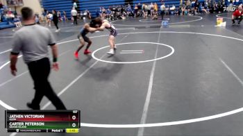 157 lbs Round 3 - Jathen Victorian, Klein vs Carter Peterson, Grand Island