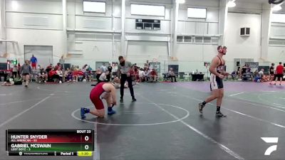 175 lbs Round 6 (8 Team) - Hunter Snyder, All American vs Gabriel McSwain, Lost Boyz