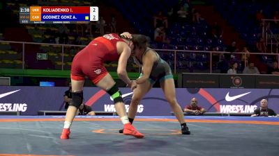 62 kg Semifinal - Iryna Koliadenko, UKR vs Ana Godinez, CAN