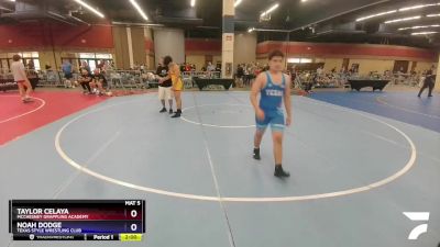 170 lbs Cons. Round 3 - Taylor Celaya, McChesney Grappling Academy vs Noah Dodge, Texas Style Wrestling Club