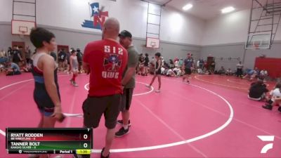 90 lbs Round 4 (6 Team) - Ryatt Rodden, BB Wrestling vs Tanner Bolt, Kansas Silver